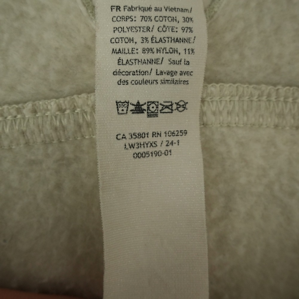 Lululemon Scuba Oversized Half-Zip Funnel Neck Womens M/L Heathered Bone LW3HYXS - Picture 8 of 14